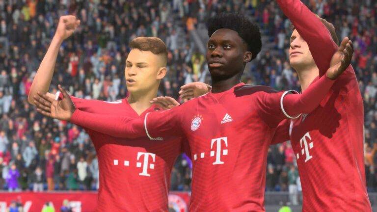 Davies dans le jeu Fifa 22