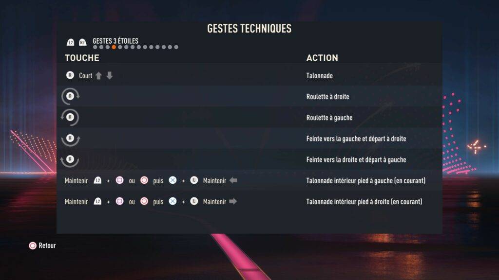 gestes techniques fifa 23 3 étoiles