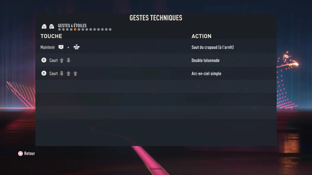 gestes techniques fifa 23 4 étoiles