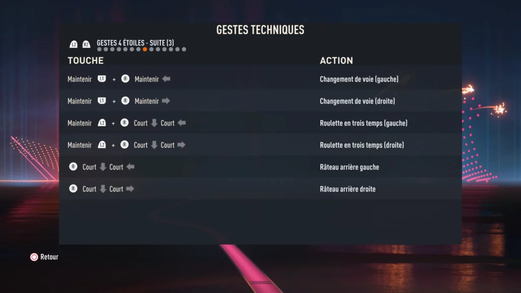 liste gestes techniques fifa 23 4 étoiles (suite)