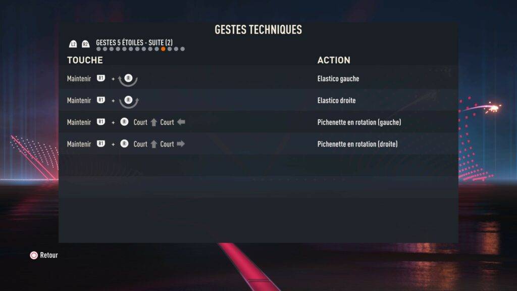 gestes techniques fifa 23 5 étoiles